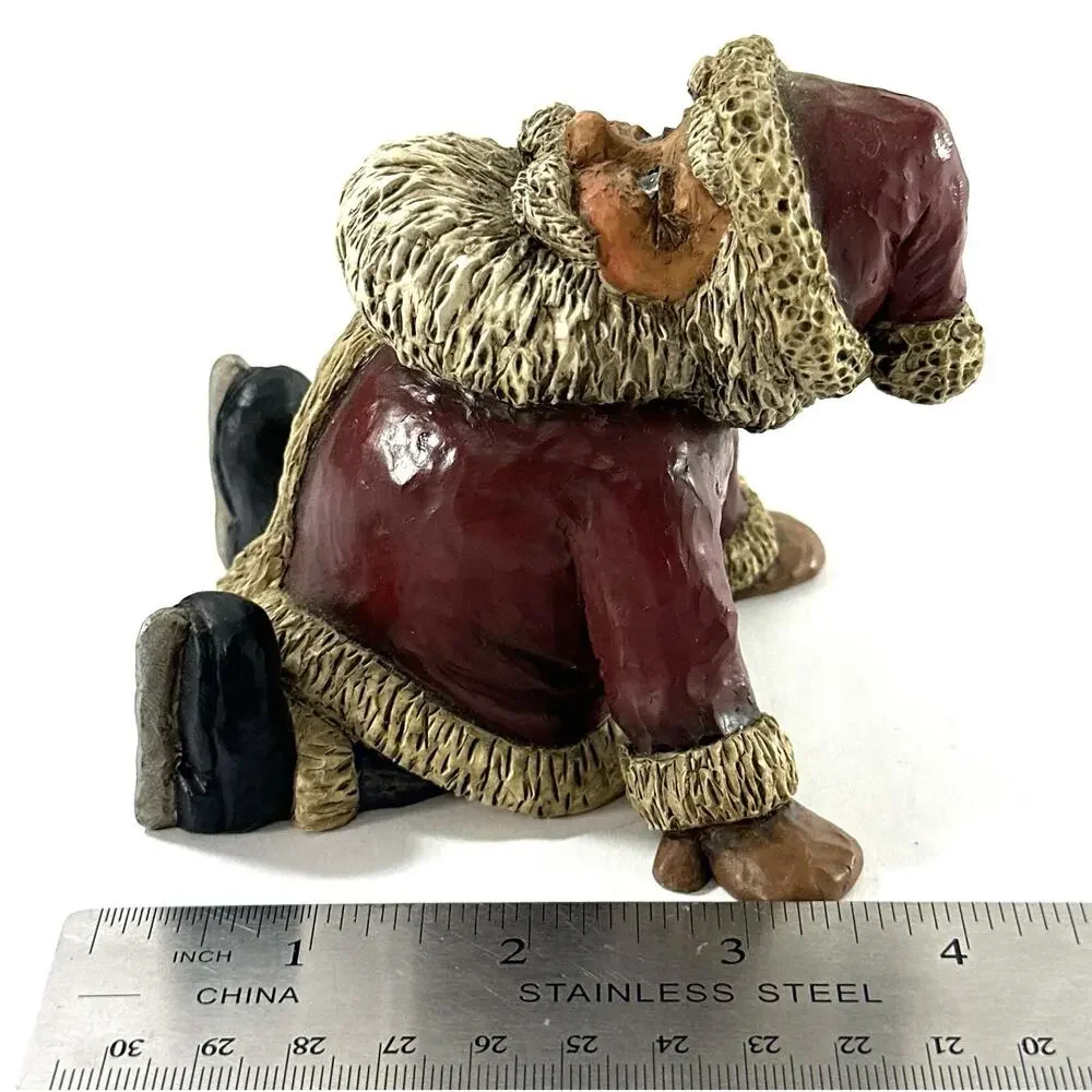 Janco Studio Bert Anderson Seated Santa Resin Figurine Christmas Decor 1999 4”